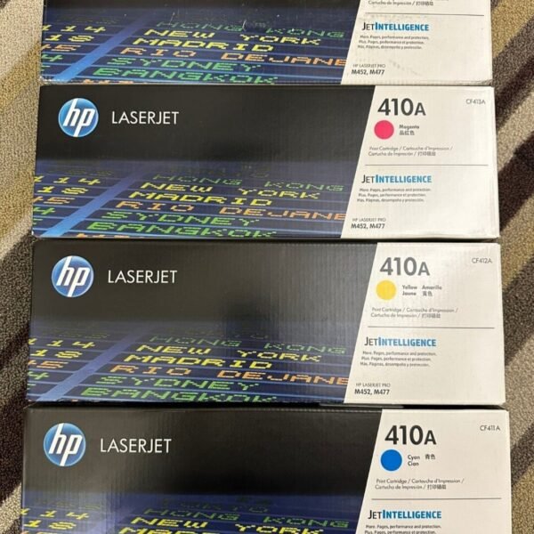 410A LASERJET TONER CARTRIDGE SET B/C/Y/M