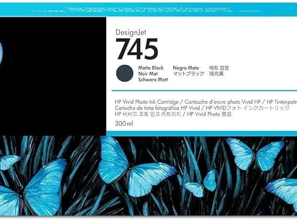 745 300-ml DesignJet Matte Black Ink Cartridge