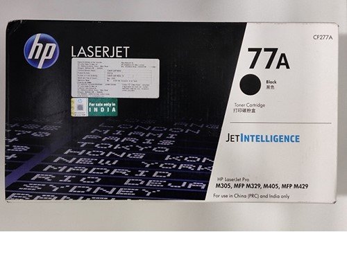 77A Black LaserJet Toner Cartridge